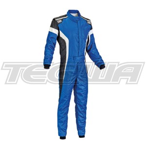 OMP TECNICA-S RACE SUIT - Blue - 52 - CLEARANCE