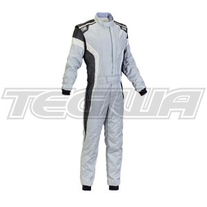 MEGA DEALS - OMP TECNICA-S RACE SUIT - Grey - 60