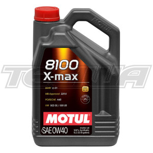 MOTUL 8100 X-MAX 0W40 SYNTHETIC ENGINE OIL 