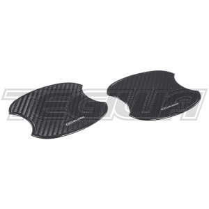 MUGEN DOOR HANDLE PROTECTOR PAIR SMALL CARBON STYLE CIVIC TYPE R FD2 / FK8