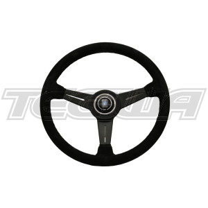Nardi ND Classic 360mm Black Suede Steering Wheel Black Spokes