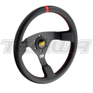 OMP Racing Steering Wheels WRC Black Red 350mm