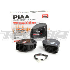 PIAA Dual-Tone Slender Horn Kit with Weather Resistant Cover 400Hz/500Hz Twin Pack