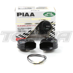PIAA Dual-Tone Horn Kit with Weather Resistant Cover 330Hz/400Hz Twin Pack