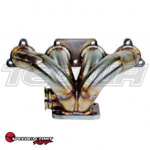 SpeedFactory Mini-Ram Turbo Manifold, Honda H Series, T4 Flange w 44-46mm V-Band WG