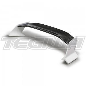 Seibon TT-Style Fibreglass Rear Spoiler With Carbon Fibre Centre Honda Civic FK Coupe 16-20