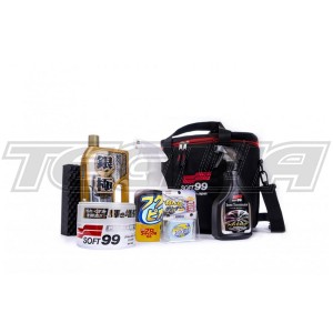 Soft99 Basic Detailing Kit White Inc. Product Bag