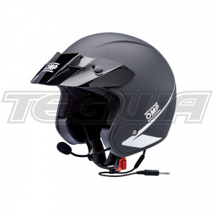 OMP Star-J Open Face ABS Racing Helmet with Intercom