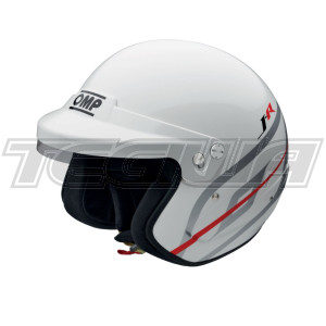 OMP J-R Open Face Racing Helmet FIA