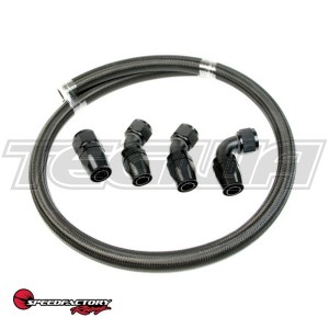 SPEEDFACTORY -16AN RACE RADIATOR HOSE & FITTING KIT - UNIVERSAL