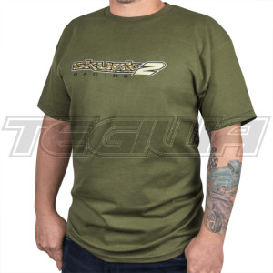Skunk2 Camo Logo Men's T-Shirt Green LG 