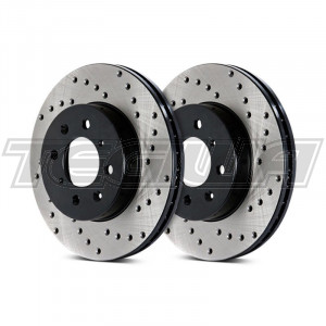 Stoptech Drilled Brake Discs (Front Pair) Mazda 6 MPS 05-08