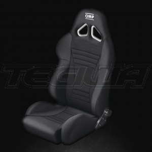OMP Velour Seat Strada With Reclining Mechanism Black