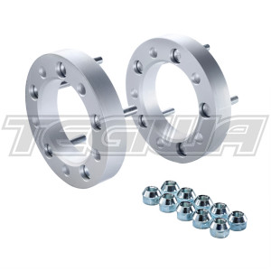 EIBACH SYSTEM-8 30MM WHEEL SPACERS NISSAN PICK UP D22 97- (PAIR) SILVER