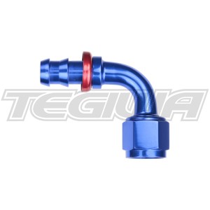 Tegiwa AN JIC8 AN8 90 Degree Push-On Socketless Fuel Hose Fitting