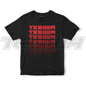 Tegiwa Retro Logo T-Shirt Black