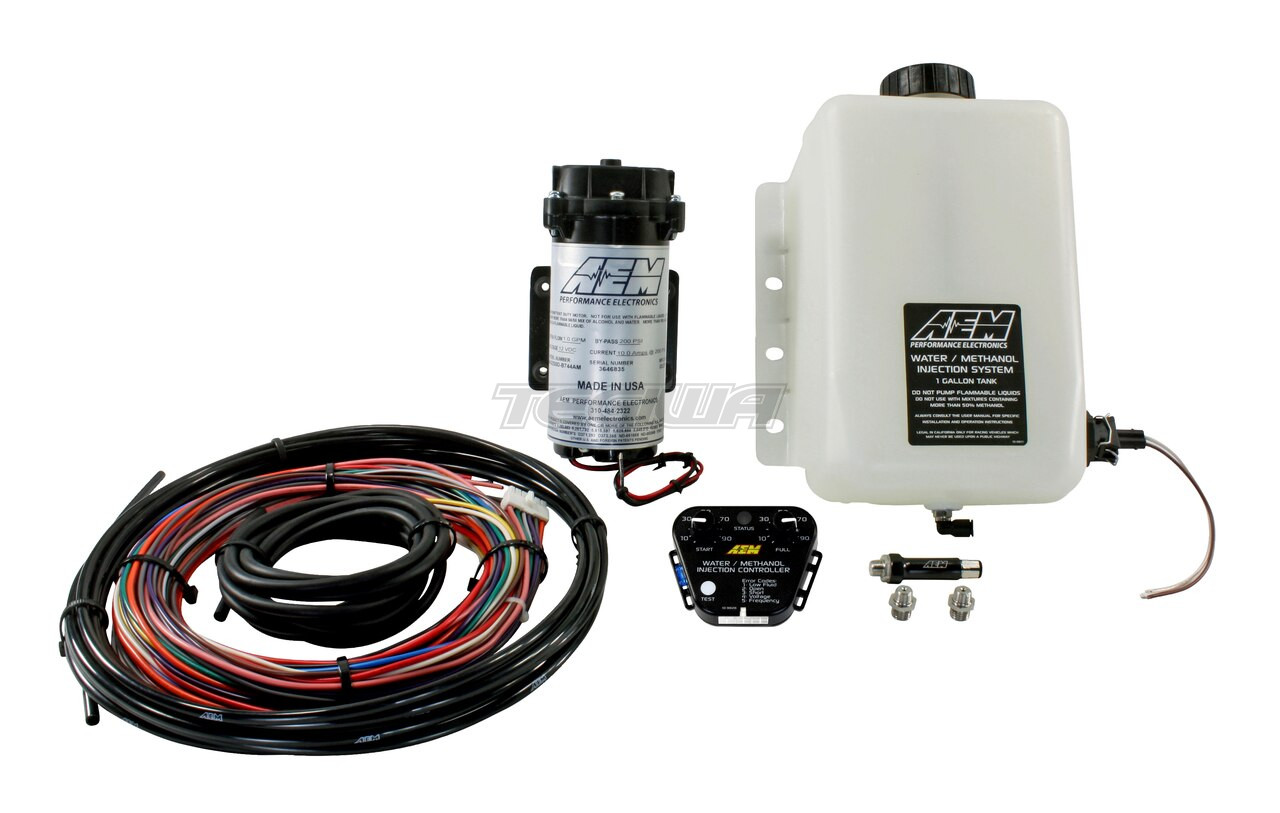 AEM V2 Water/Methanol Injection Kit Multi Input Controller - 1 Gallon  Reservoir