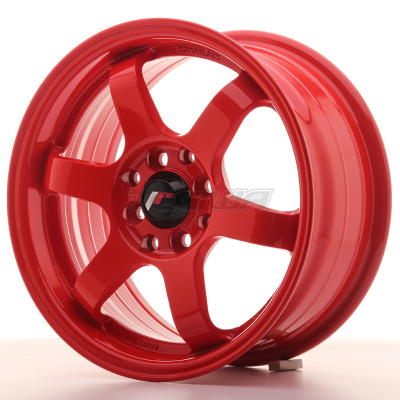 Japan Racing JR3 Alloy 15x7 - 4x100 / 4x114.3 - ET40 - Red by Japan Racing only £111.86 | Tegiwa Imports