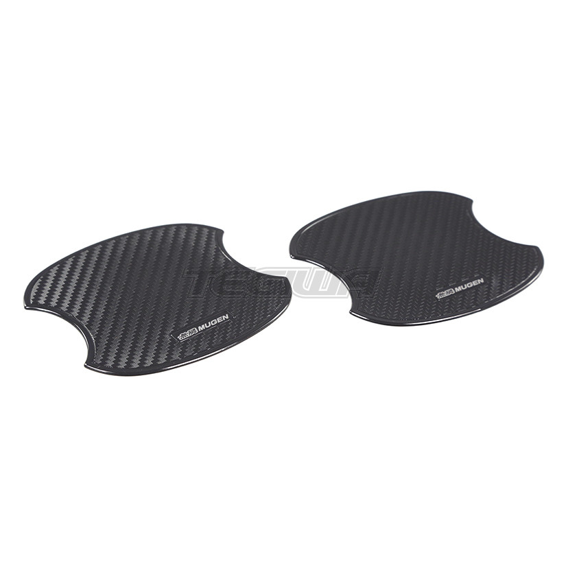 Pair Mugen Mugen Door Handle Protector Carbon Style Civic Type R FK2 15-17 